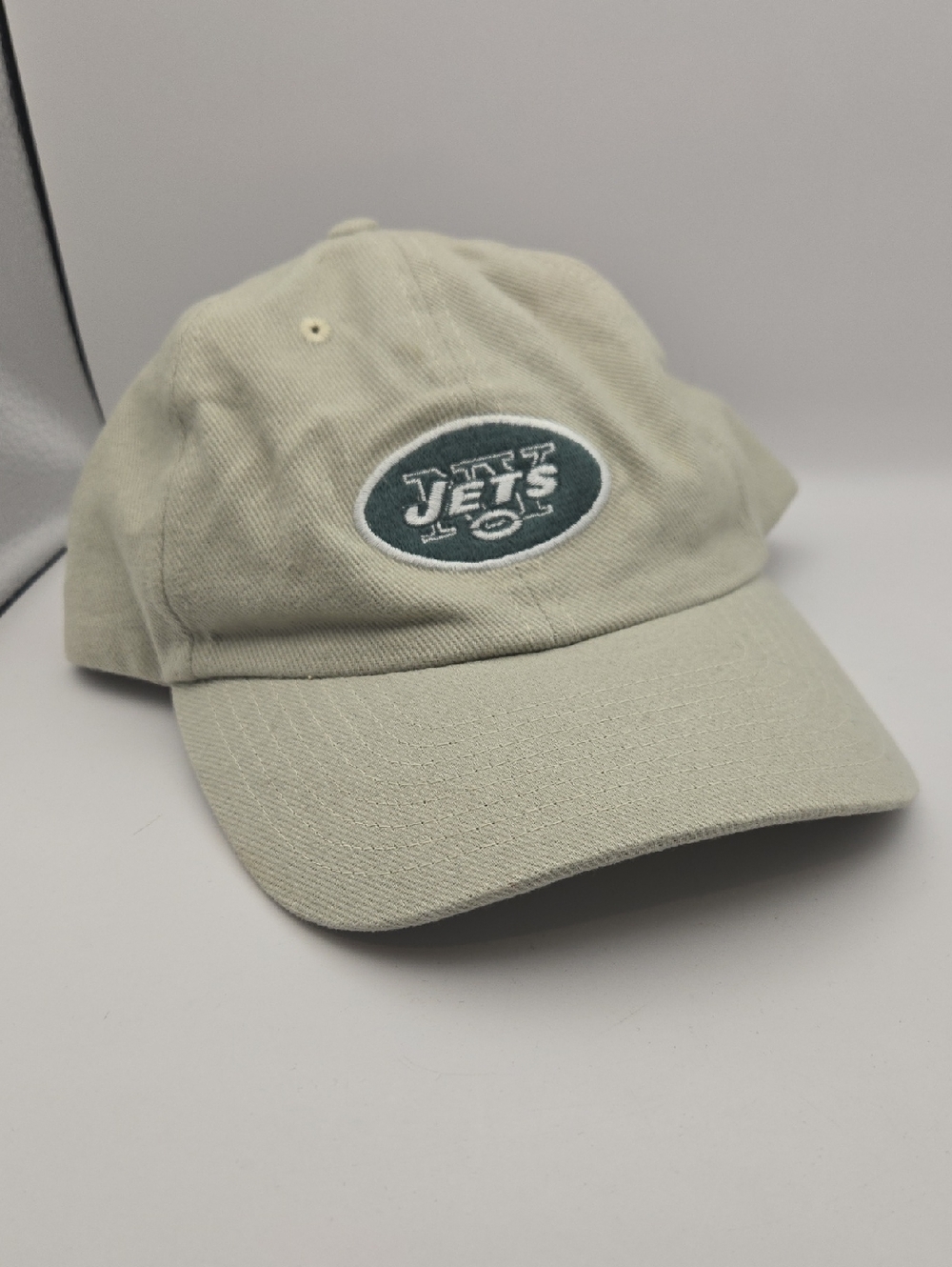 NFL Sage Green Jets Logo Baseball Cap